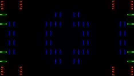 pulsating pixel animation of an abstract background