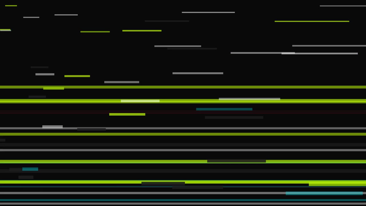 Effetto glitch digitale astratto con linee orizzontali.