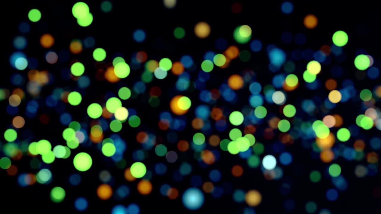 bokeh noche 2 colorido - gráficos en movimiento -10 segundos bucle sin costuras
