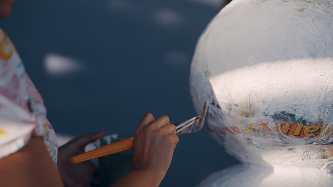 Painting a craft project