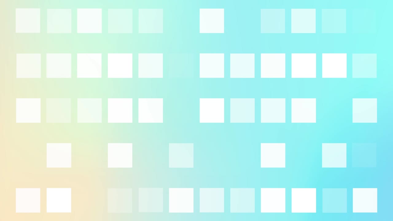 4k 반이는 사각형 모양의 led 조명, 루프 가능한, 조명 효과, 애니메이션, 컬러 그라디언트 배경