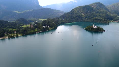 eslovenia hermosa naturaleza - lago bled.