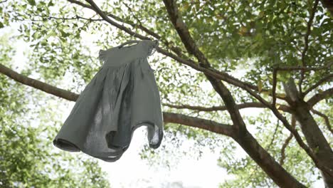 Little-Girl-Dress-Hangs-On-The-Tree