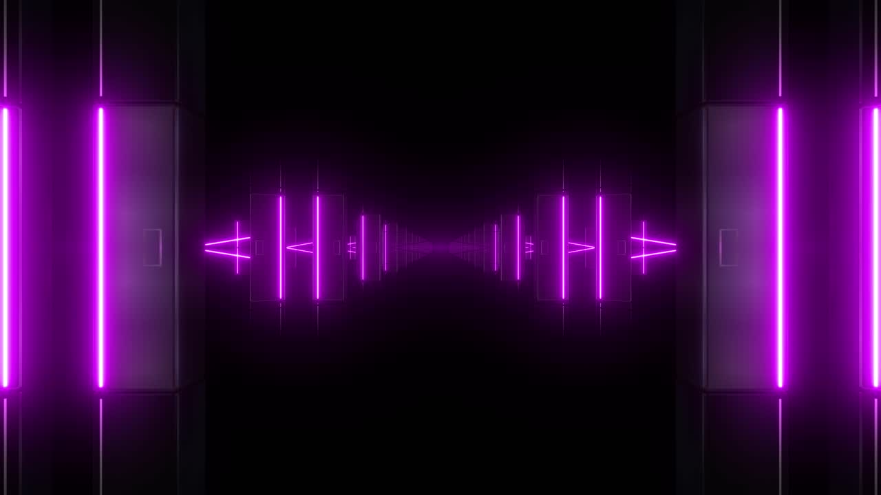 Neon Purple Tunnel