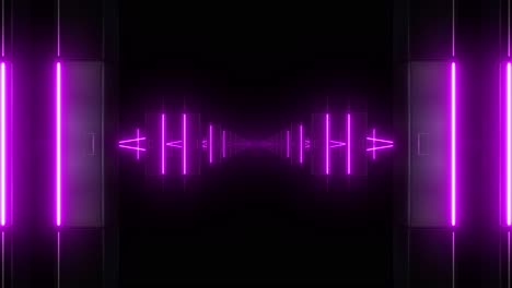 neon purple tunnel