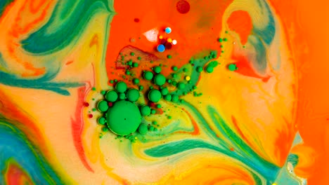 colors in motion, liquid effect, soap bubbles