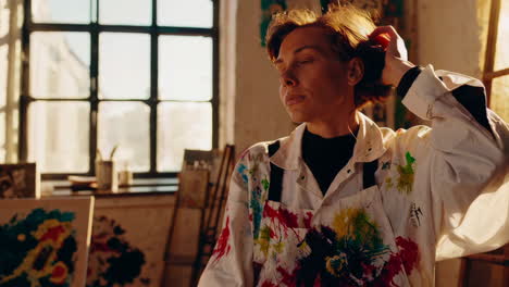 Artist in Studio