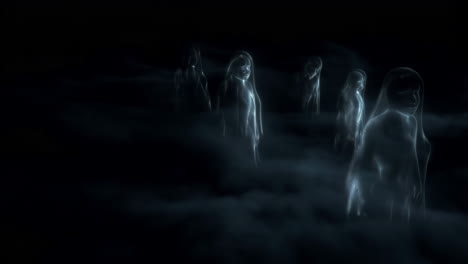 ethereal ghosts in the mist