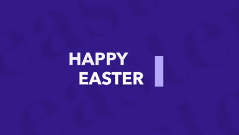 Animation-text-Happy-Easter-on-purple-fashion-and-minimalism-background-with-geometric-line
