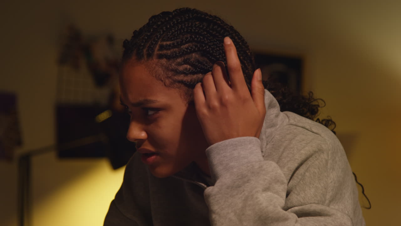 Teenage Girl in a Thoughtful Mood