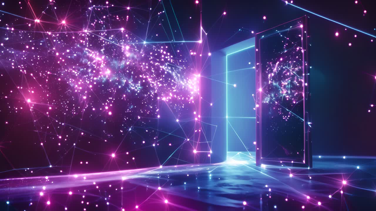 Neon Portal to Another Dimension