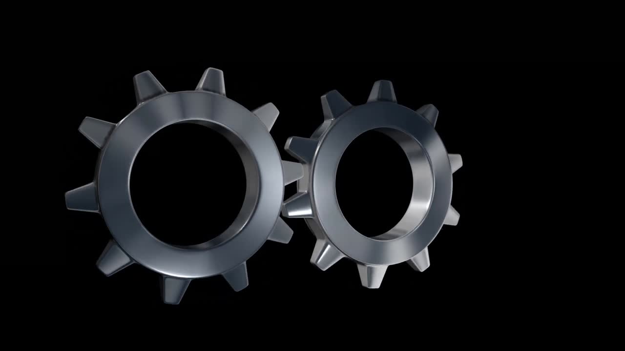 un mecanismo de giro en 3d