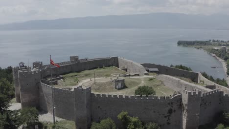 lakefront castle in macedonia