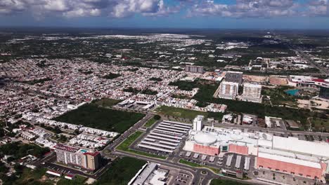 the huge urban development in southern mexico