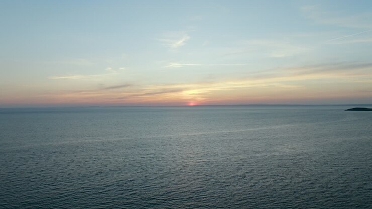 Sunset over the Ocean