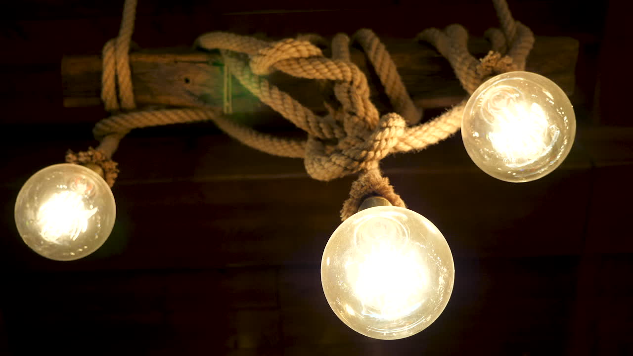 Light bulbs against black background