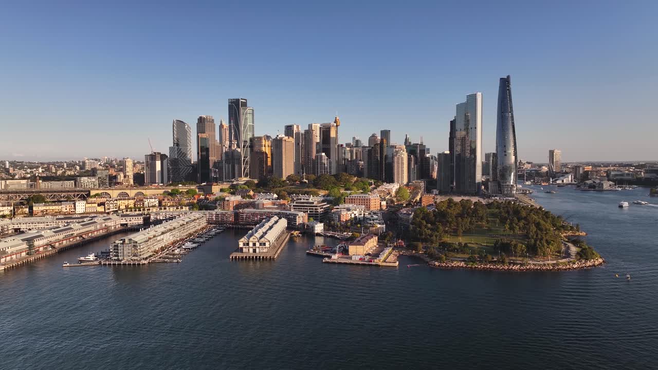 Stunning Aerial View of Sydney Skyline and Harbor
