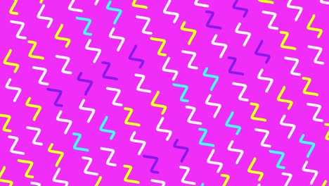 fondo de bucle de zigzag moderno mínimo
