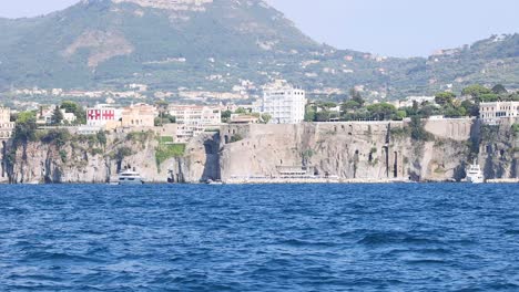 panoramic view of sorrento's coastline and cliffs