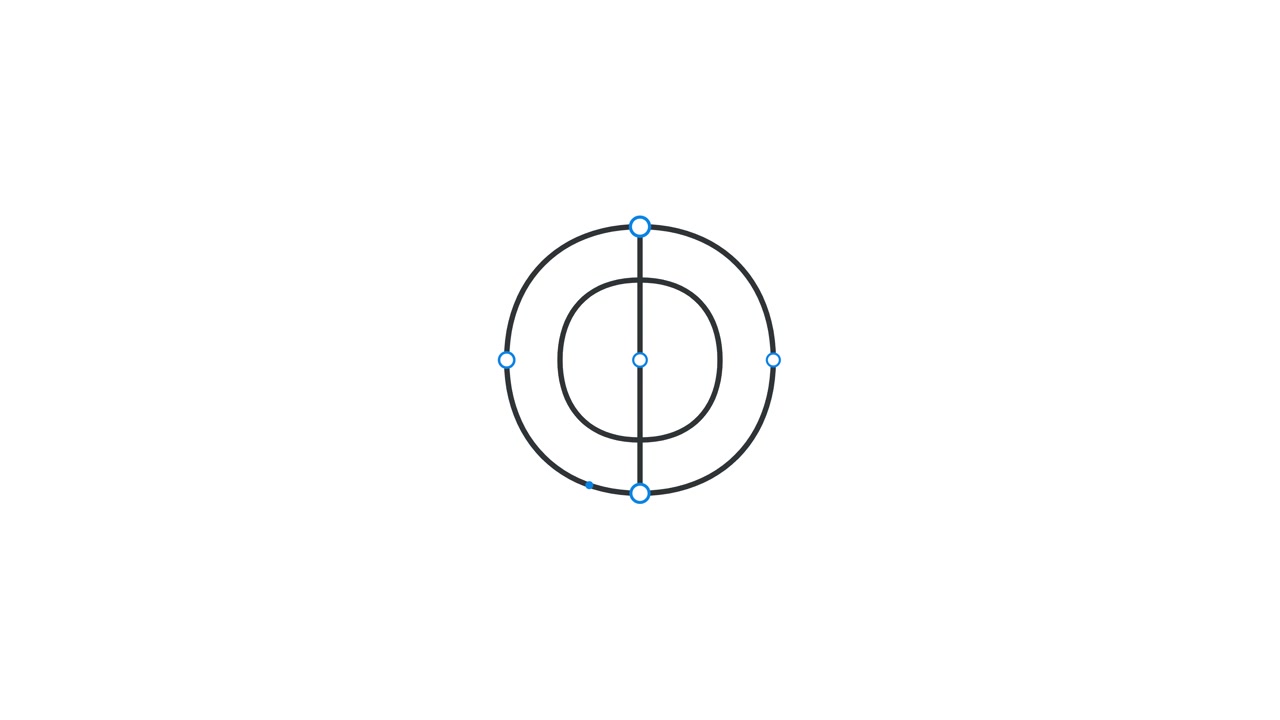 Svelamento Animato di Logo Geometrico Minimalista