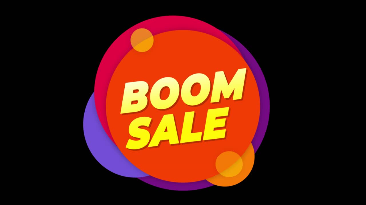 Boom Sale Graphic Design