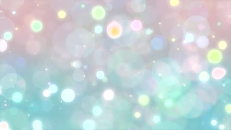 pastel color loop material. colorful sphere with glittering rainbow color.