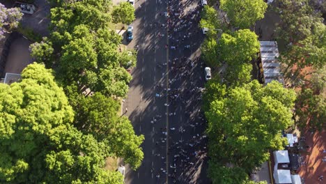 argentinian supporters after world cup match, buenos aires city, argentina
