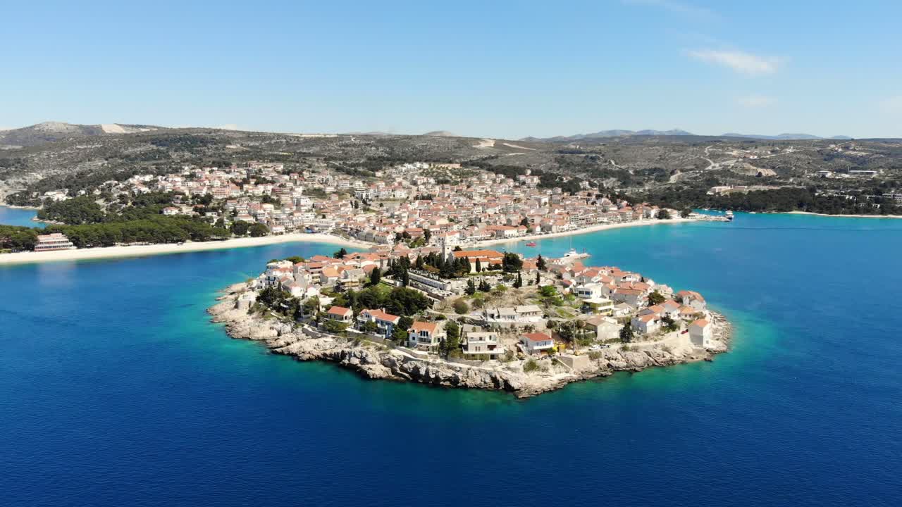 프리모스텐, 크로아티아의 드론 샷