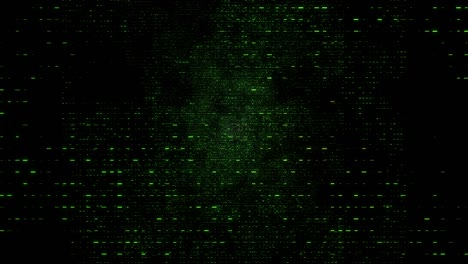 green digital data texture background loop