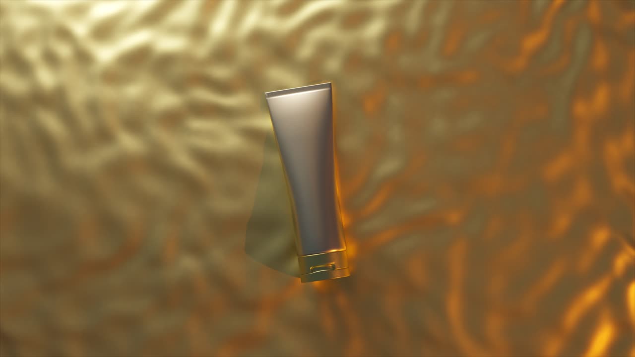 럭셔리 골드 스킨 케어 튜브 모