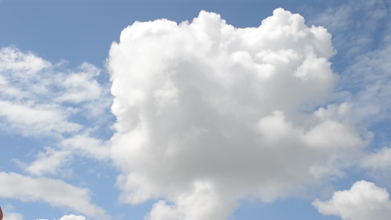 Blue sky with clouds