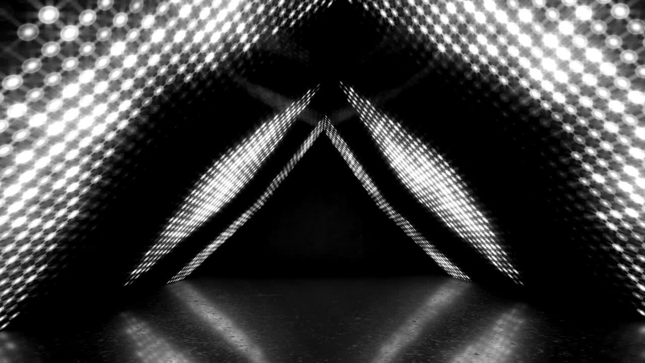 dicko stage led light dance - 4k stock video - loop