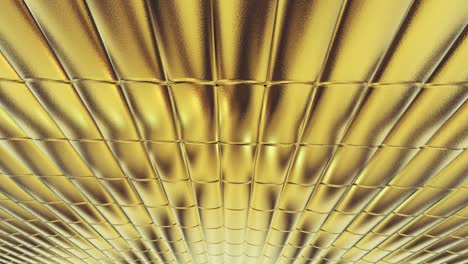 gold foil tiles texture seamless loop background 3d rendering