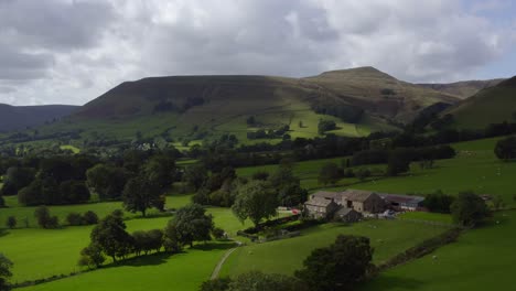 drone shot orbiting edale 04