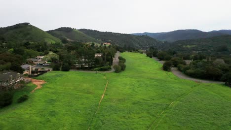 aerial shot of the old carmel valley airport