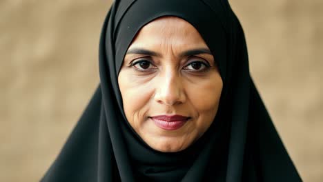 portrait of a woman wearing a hijab