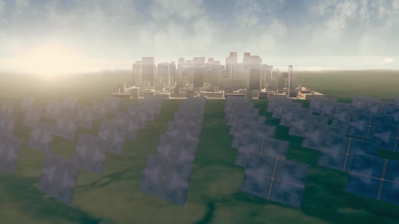 재생 가능한 에너지원을 가진 지속 가능한 도시