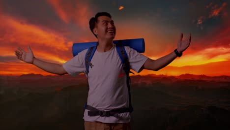 해가 지면 행복한 산책자