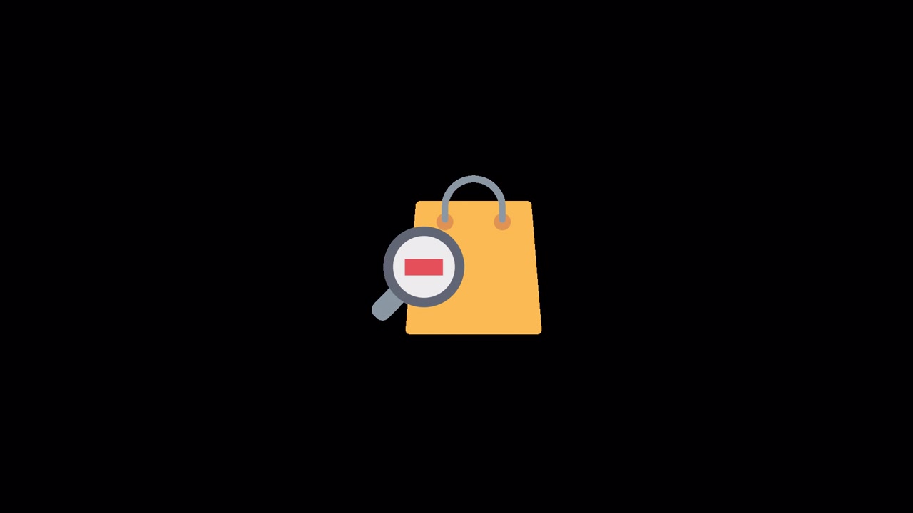 Find favorite product Icon animation Alpha