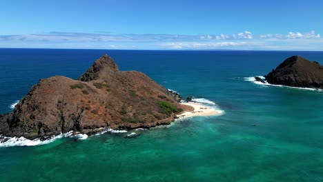 Mokulua-Prominente,-Islas-Gemelas-En-Oahu,-Hawai,-Estados-Unidos