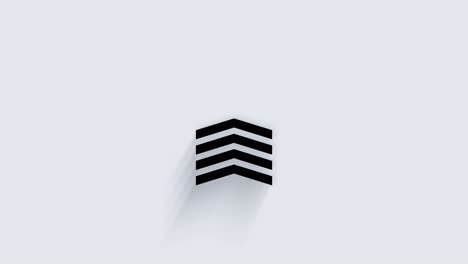 flecha moderna, gran diseño para cualquier propósito. canal alfa sin fondo. deslizar hasta imágenes de animación.