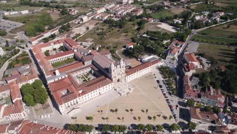 Kloster-Von-Alcobaca-Oder-Kloster-Von-Santa-Maria-De-Alcobaca-In-Portugal