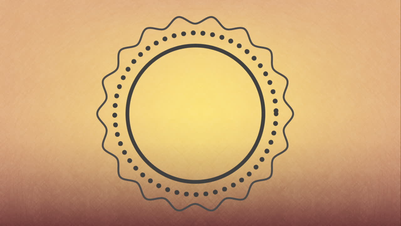 diseño de insignia o logotipo redondo vintage