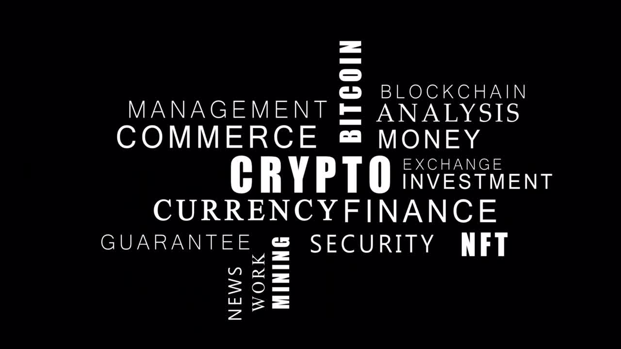 암호화 기술 배경, 인트로, 타이포그래피 배경