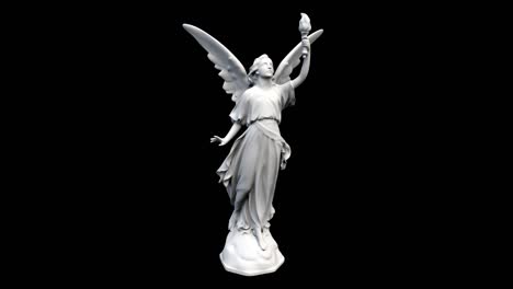 angel statue rotation loop