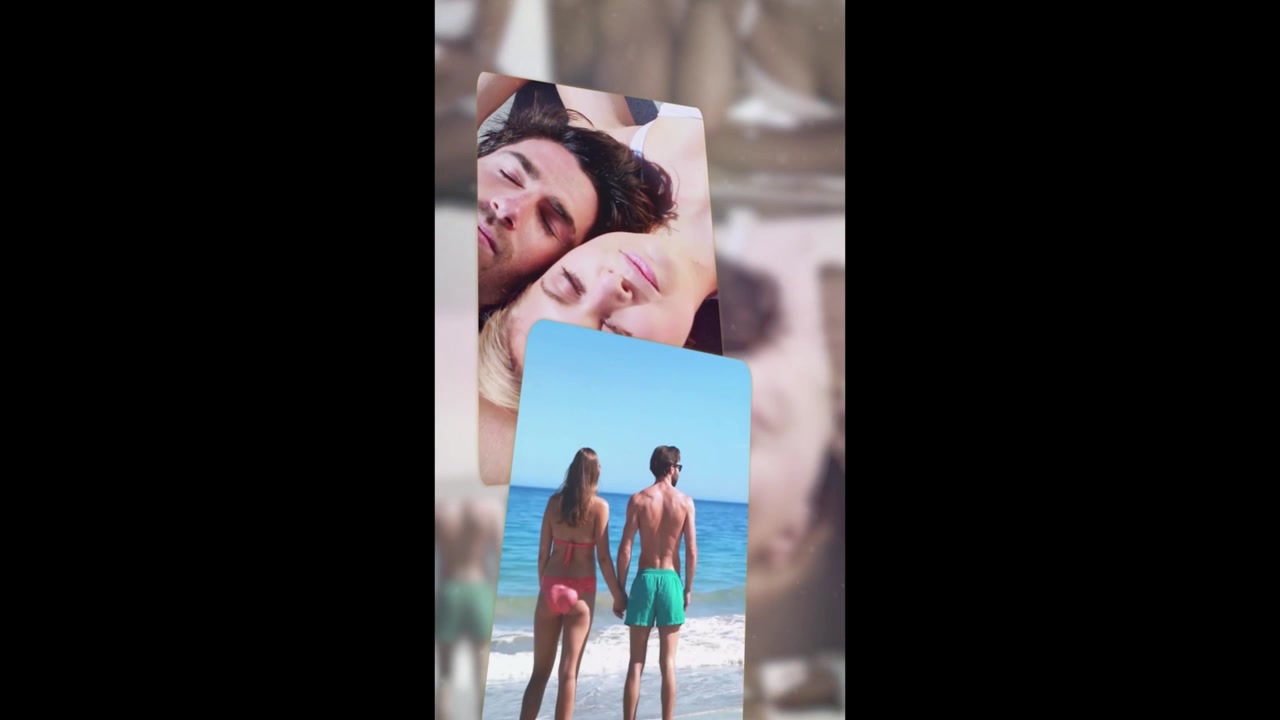 Slideshow di Vacanza Romantica al Mare con Coppia Felice