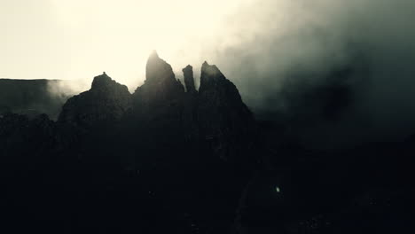 misty highland peaks
