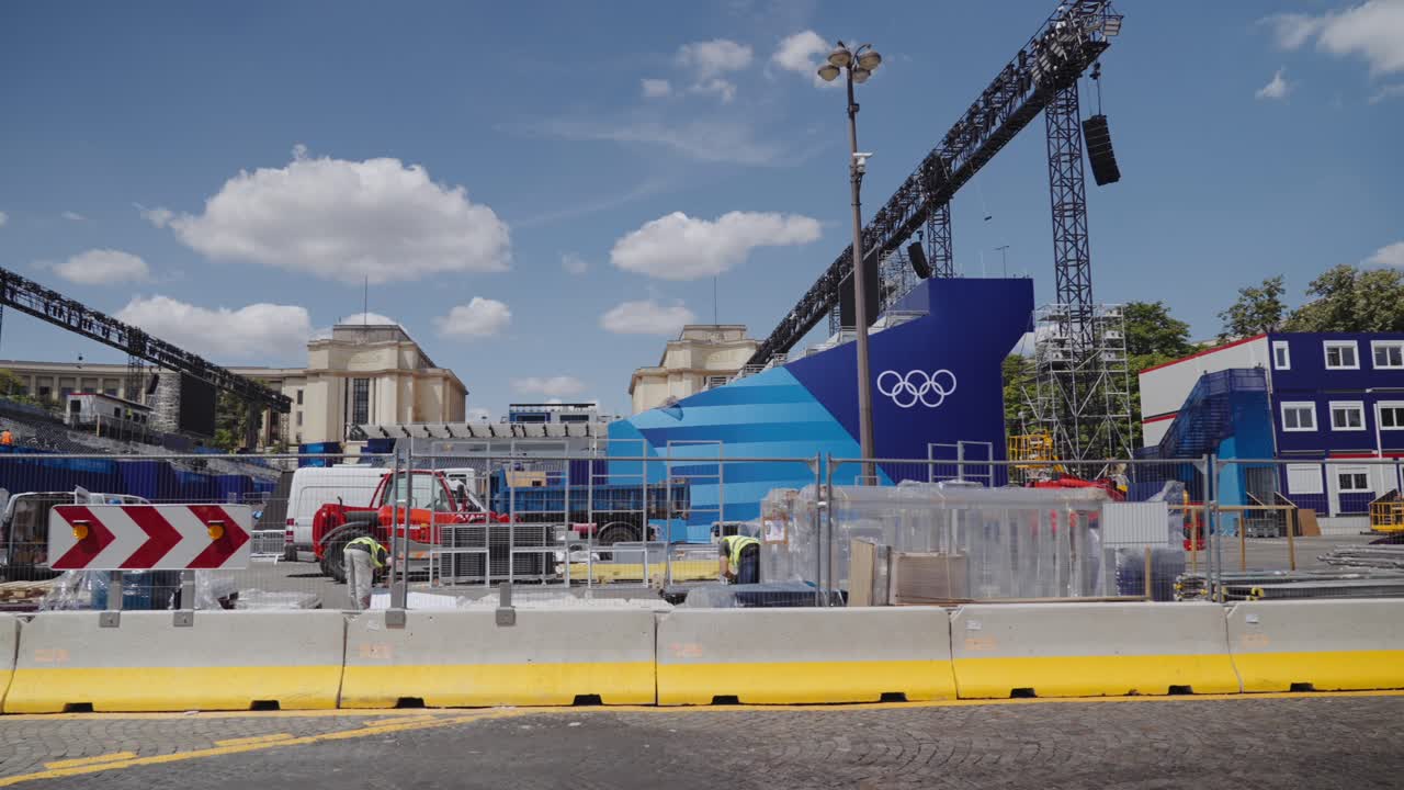 Preparation of an Outdoor Venue for the Olympic Games in Paris