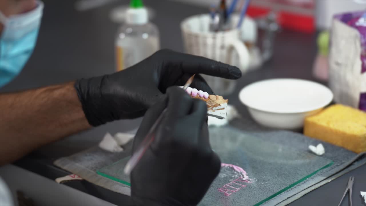 preparación de prótesis - la etapa de color - 4k