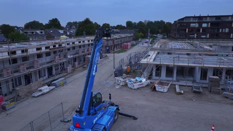 nuevos edificios residenciales en construcción. industria de la vivienda en los países bajos